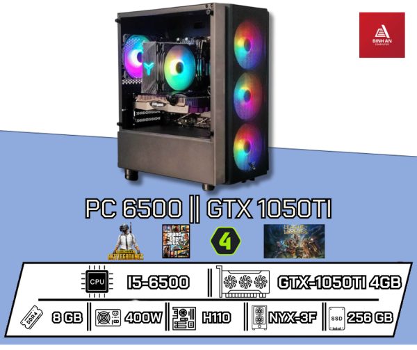 PC i5 6500// 1050ti