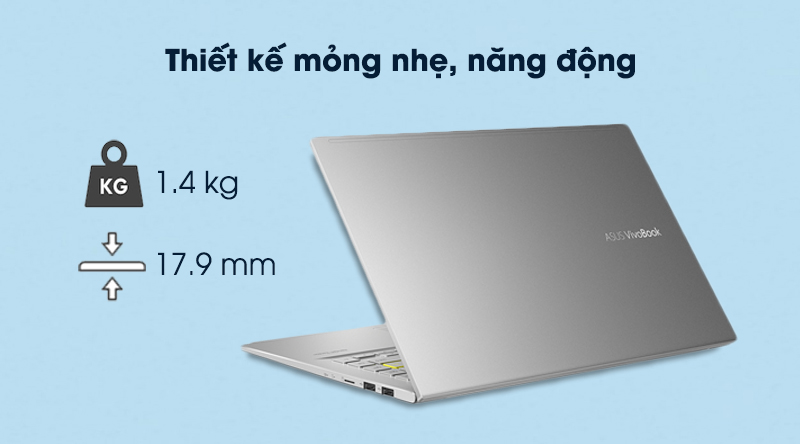 Laptop Asus VivoBook A415EA i3 (EB353T) - Thiết kế
