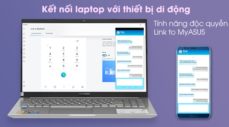 Laptop Asus VivoBook A515EA i3 (BQ497T) - Phần mềm myAsus