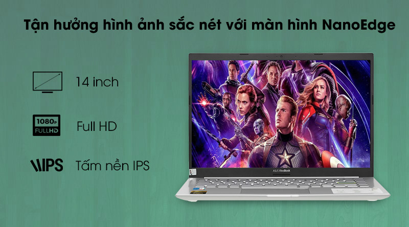 Asus VivoBook A415EA i5 (EB354T) - màn hình